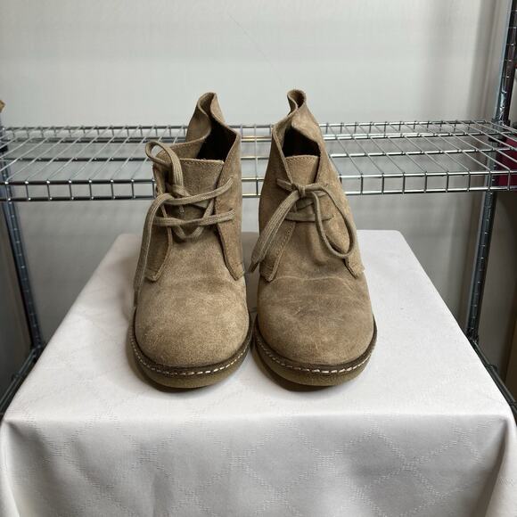 J.Crew Women's Beige‎ MacAlister Wedge Boots Size 10 Preppy Neutrals Coastal - Picture 6 of 7